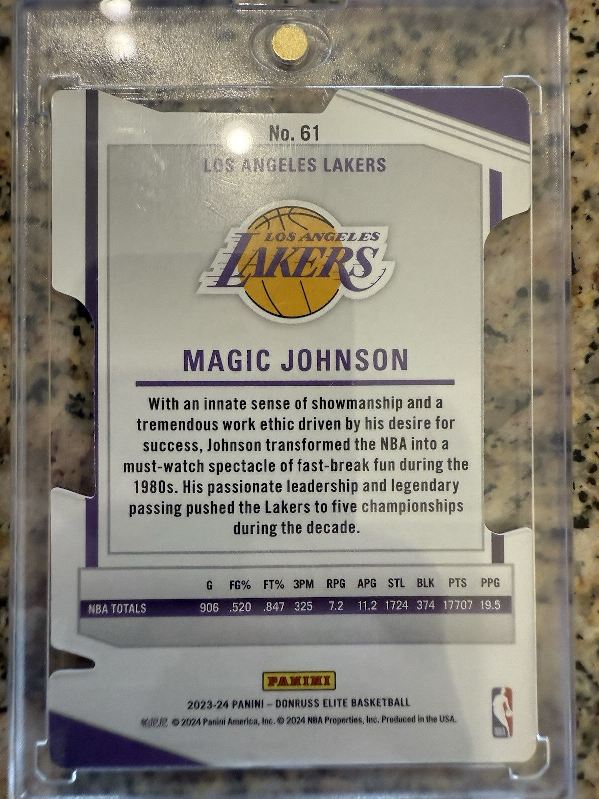 2023-24 Donruss Elite - Magic Johnson #61 Aspirations /68