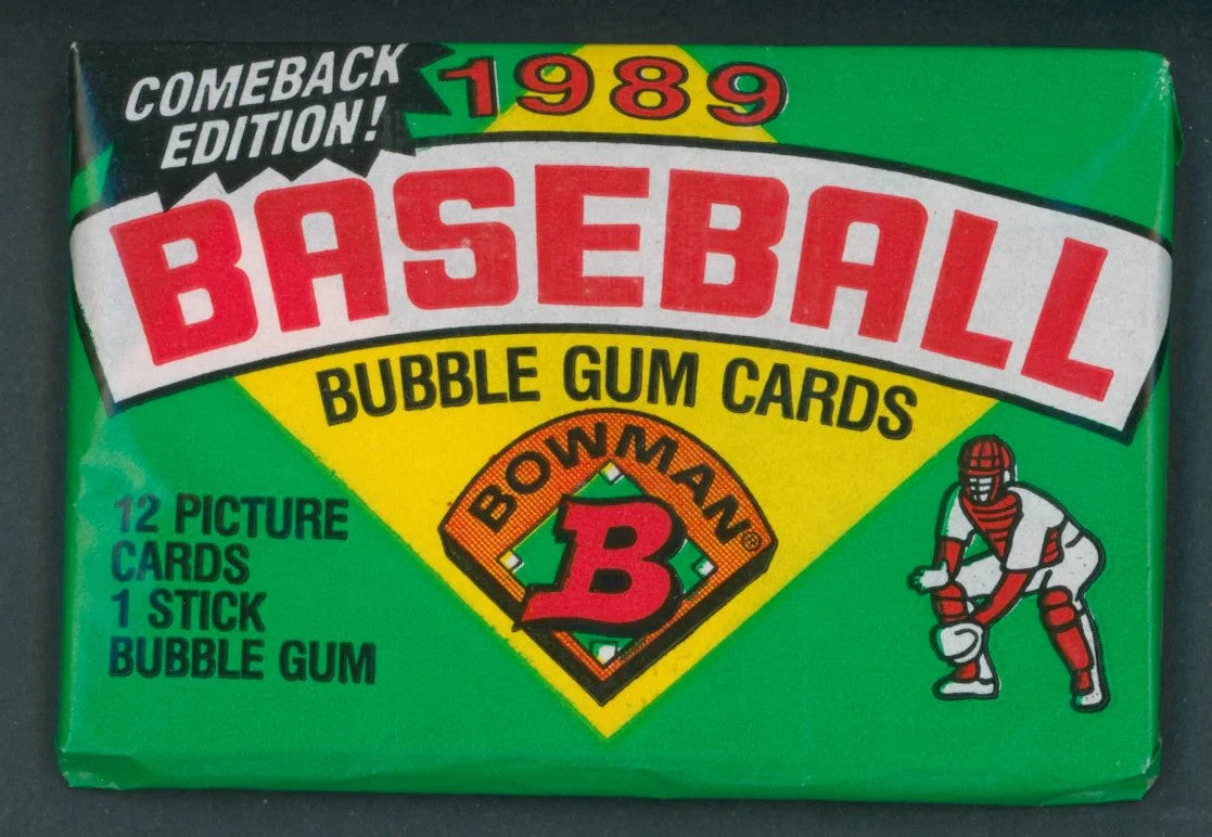 1989 Bowman Baseball Factory Sealed Wax Pack!! Ken Griffey Jr. RC Possible!