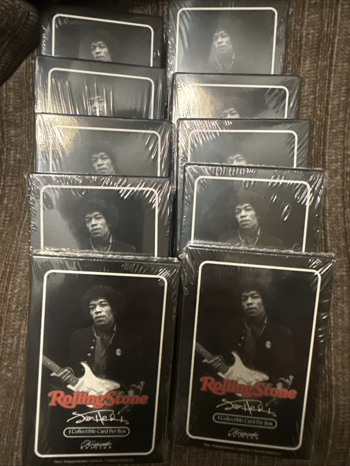 (10)2025 Rolling Stone Jimi Hendrix Keepsake Edition Factory Sealed Boxes