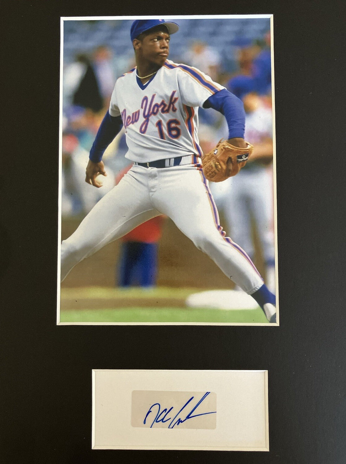 Doc Gooden Matted Autograph