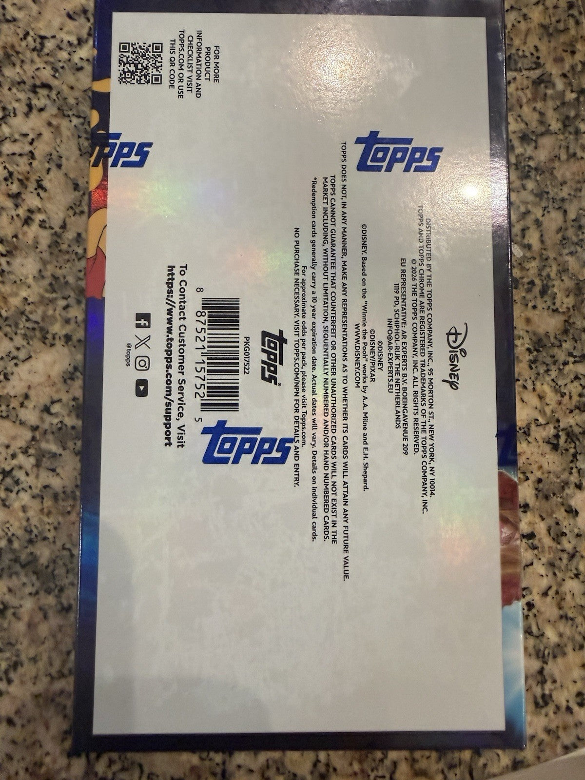 2026 Topps Chrome® Disney - Hobby Box - On Hand - Brand New Sealed!