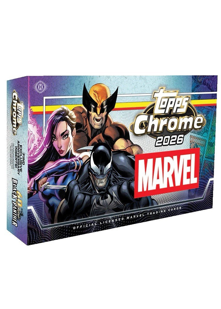 2026 Topps Chrome® Marvel Comics - Hobby Box - PREORDER