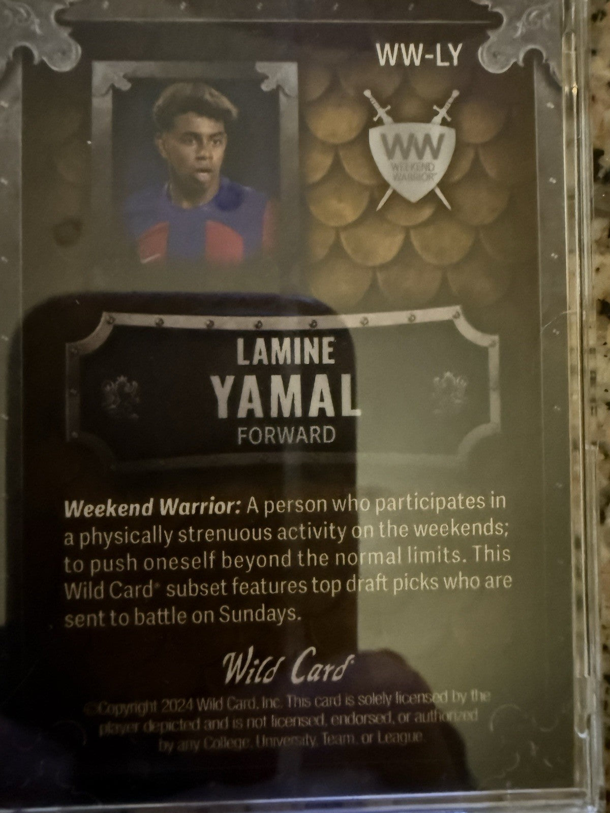 Lamine Yamal 2025 Wild Card RC Matte Shield 1/1 - National Convention NSCC
