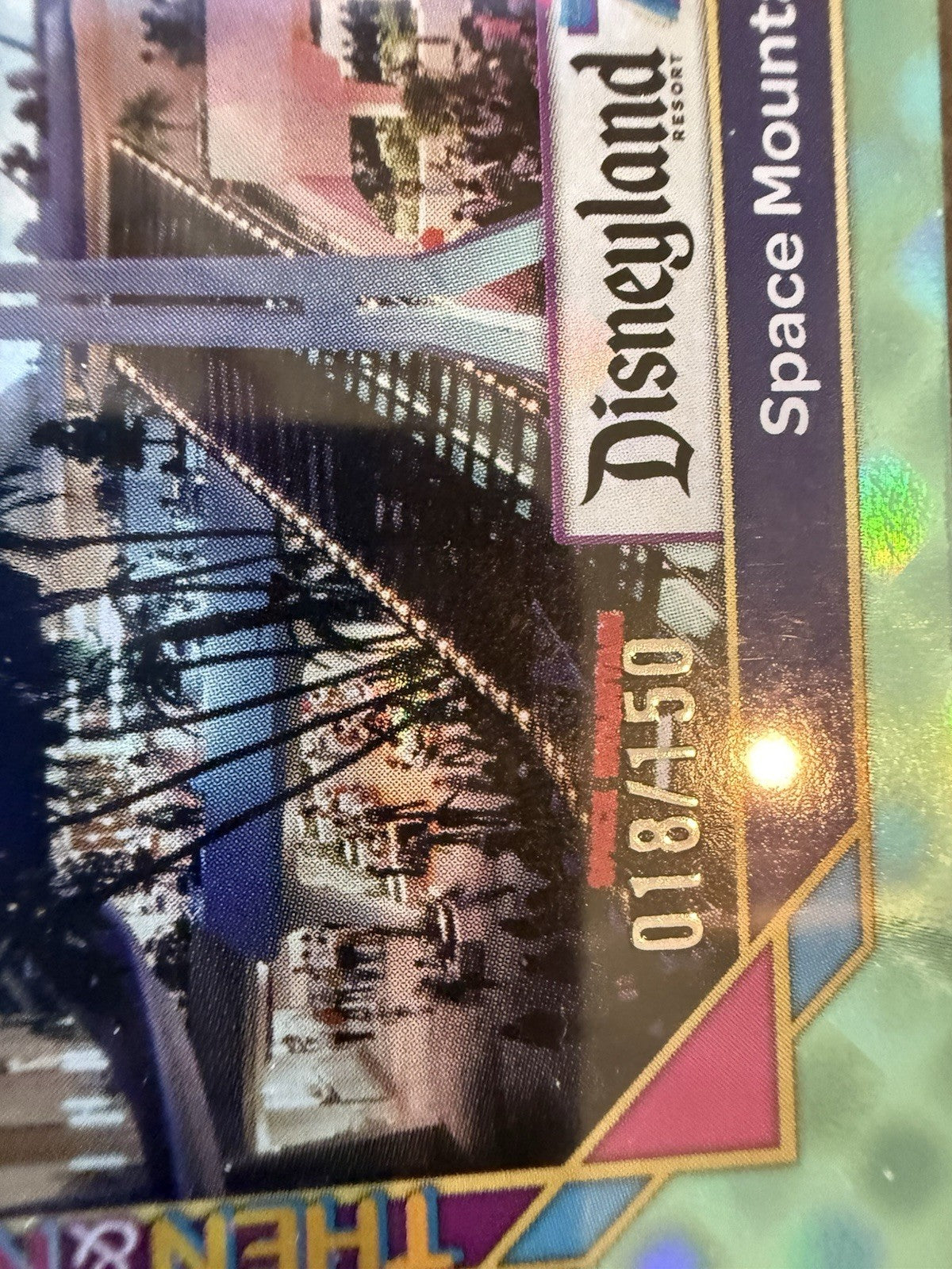 Disneyland 70th Anniversary Space Mountain Aqua Electric Dot 047/150