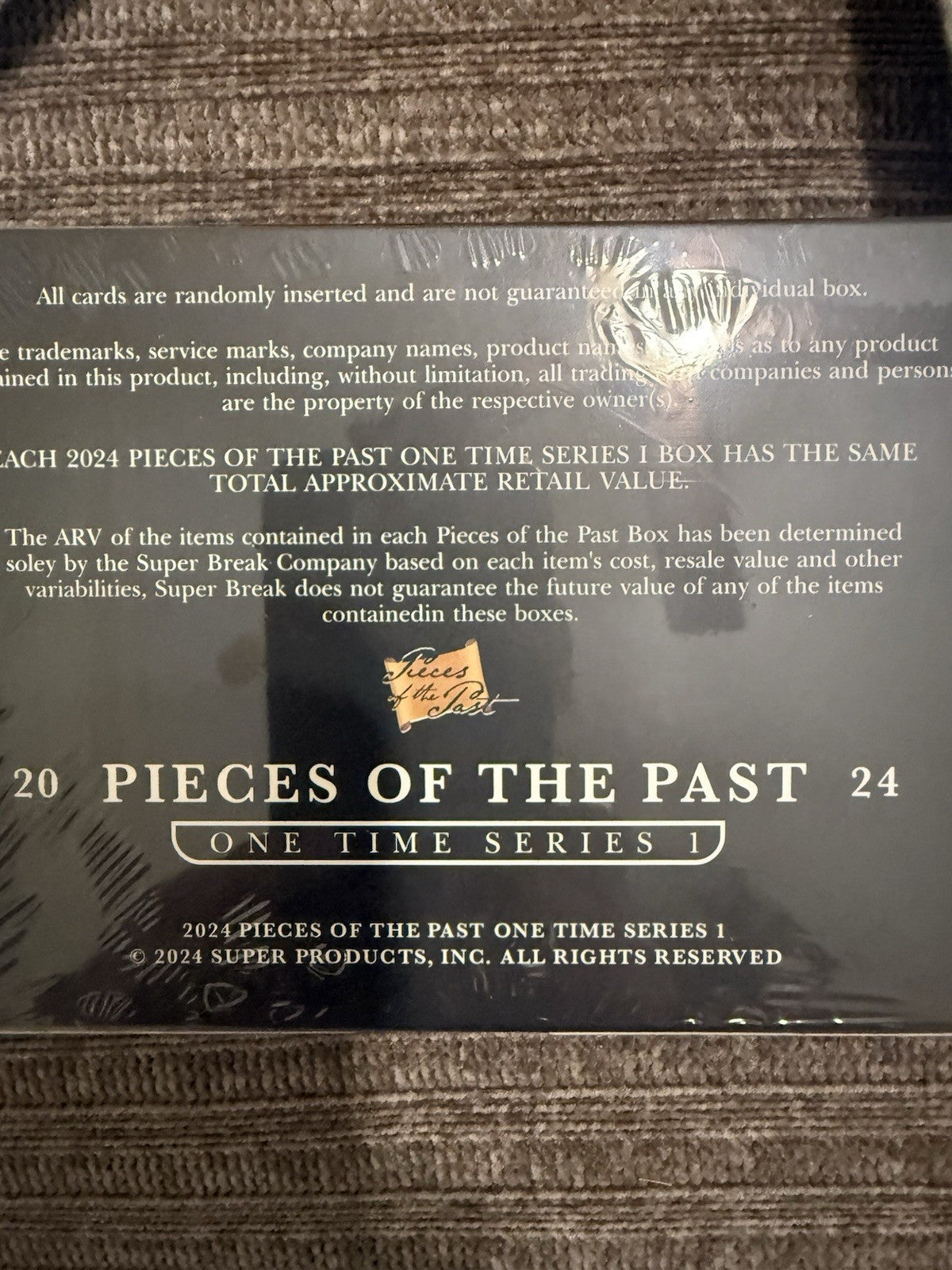 2024 Pieces of the Past One Time Edition Series 1 Box Sealed