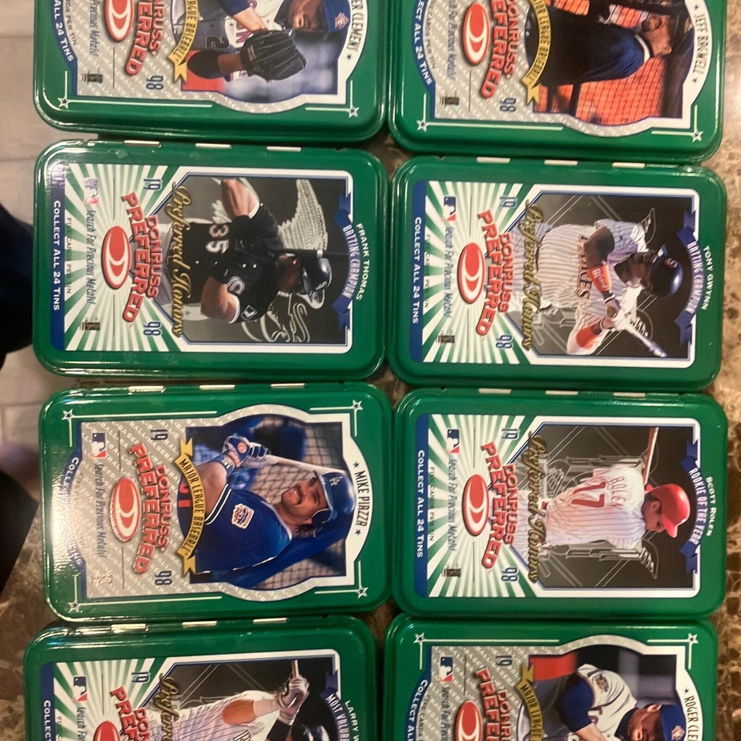 1998 Donruss preferred gold tin