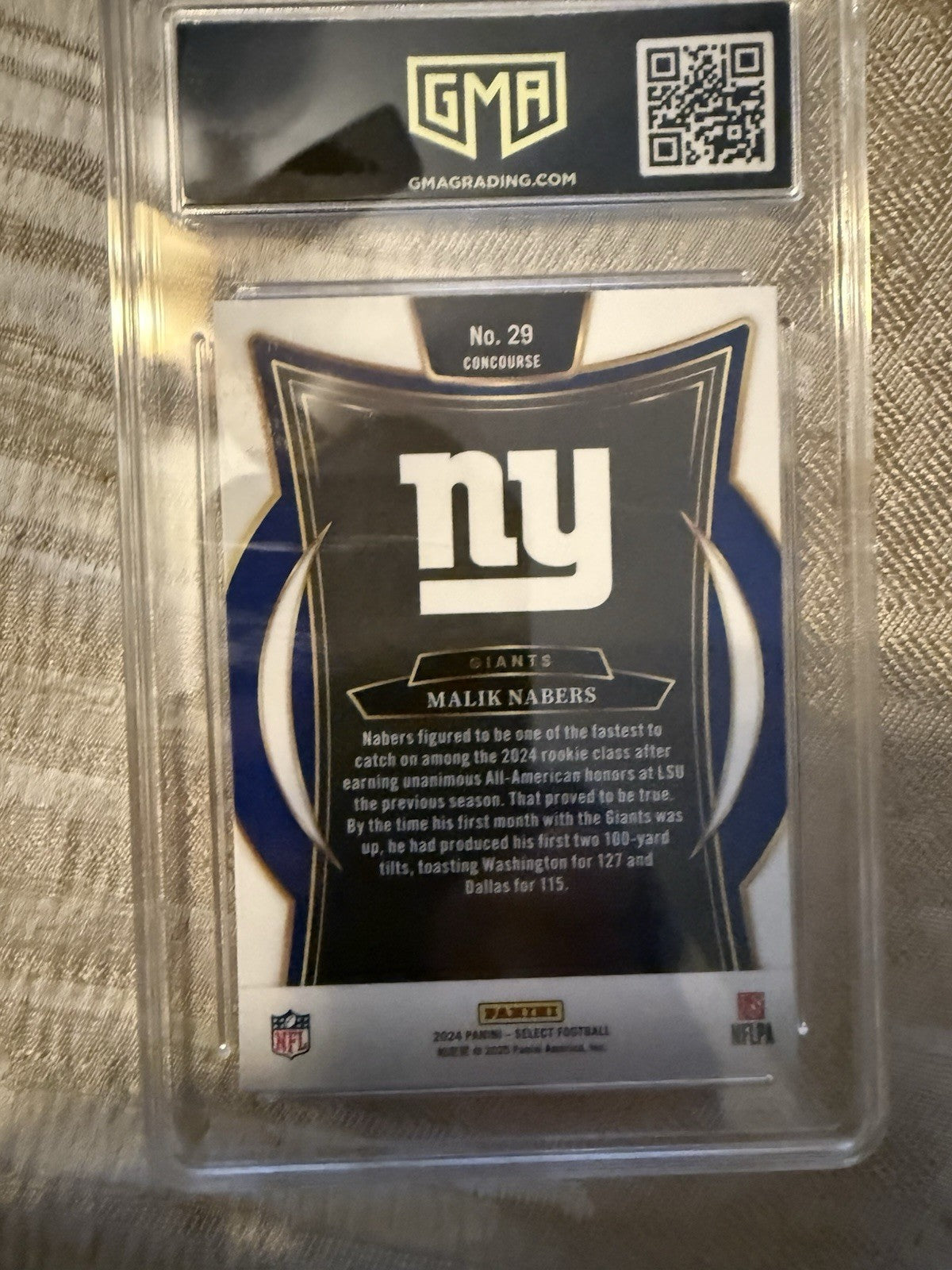 2024 Panini Select - Concourse Malik Nabers #29 (RC)