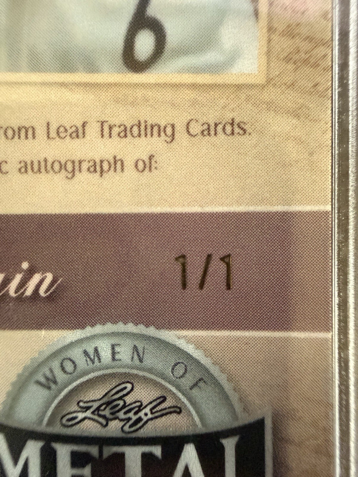 2024 Leaf Metal Women of Sport 1/1 Brandi Chastain Auto