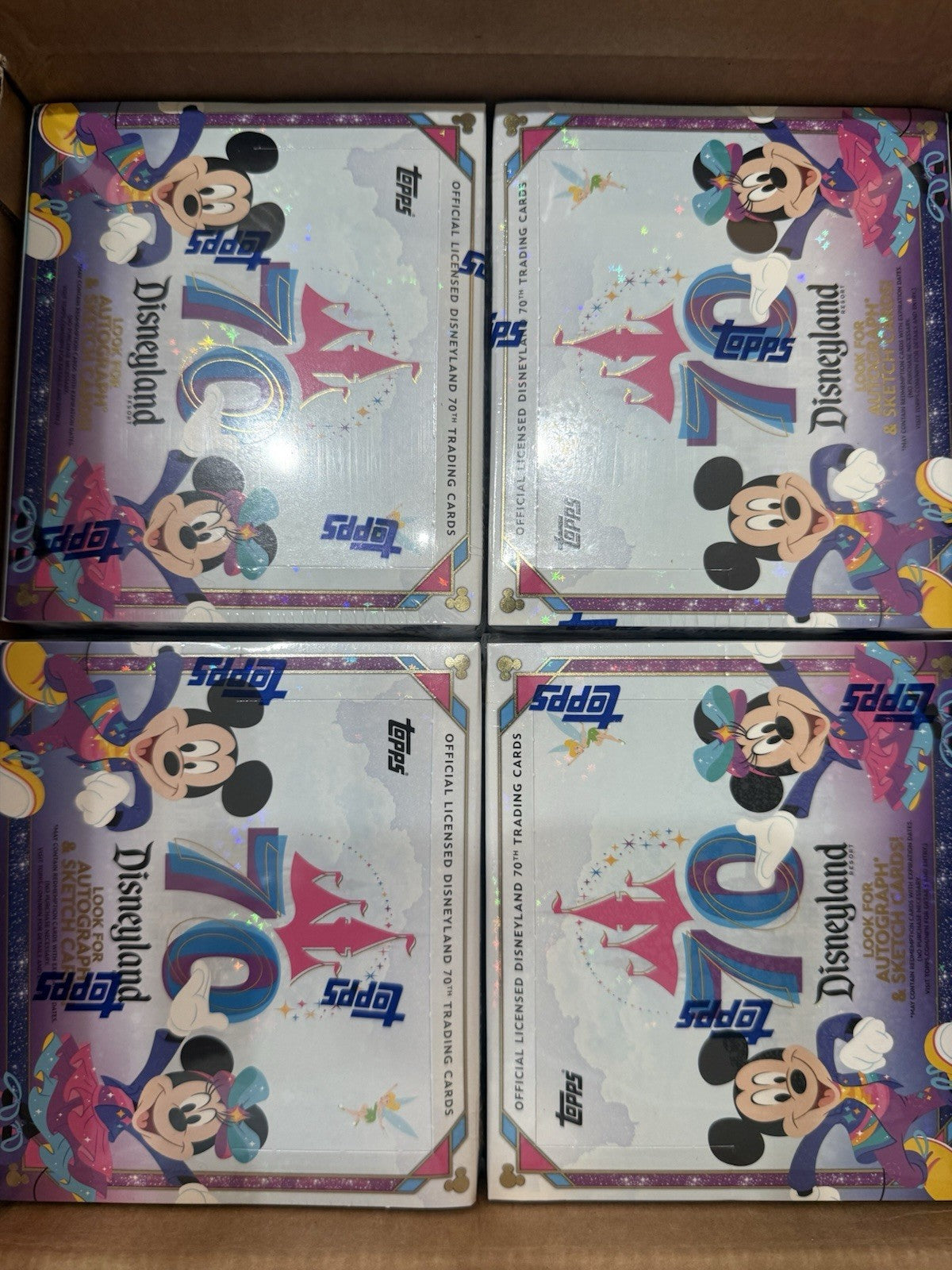 2025 Topps Disneyland 70th Anniversary 12 Hobby Box Sealed Case