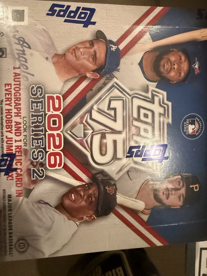 2026 Topps Series 2 Baseball Sealed Jumbo Hobby Box In Hand Ships Fast