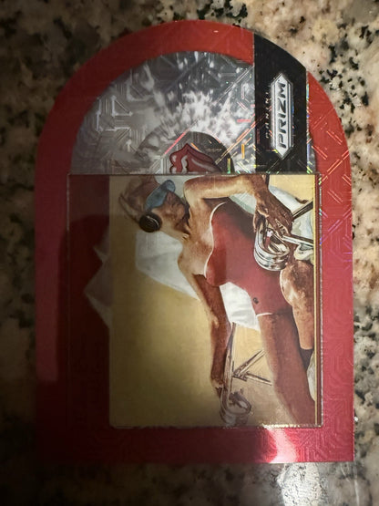 MADE IN THE SHADE ROLLING STONES 2025 PRIZM DIE CUT ALBUM RED MOJO /99 #27