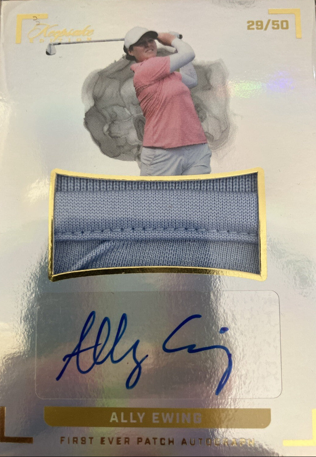 Ally Ewing Patch Auto. LPGA. Keepsake Edition Super Break