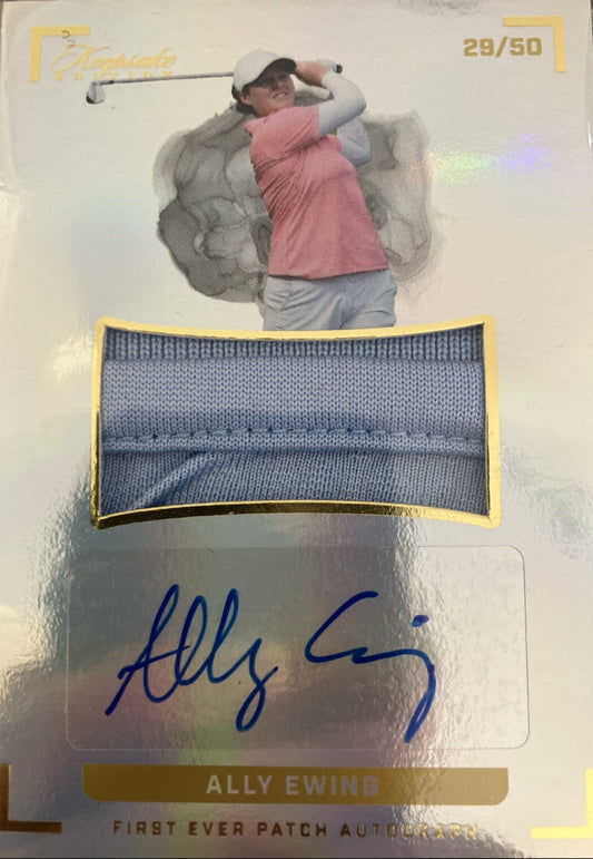 Ally Ewing Patch Auto. LPGA. Keepsake Edition Super Break