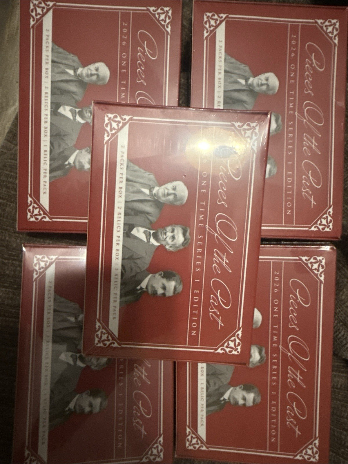 2026 Pieces of the Past One Time Series 1 Edition 5 Hobby Boxes