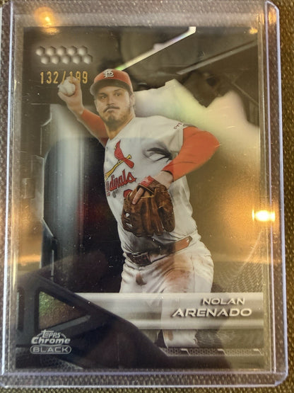 2026 Topps Chrome Black Nolan Arenado Refractor #/199 Cardinals