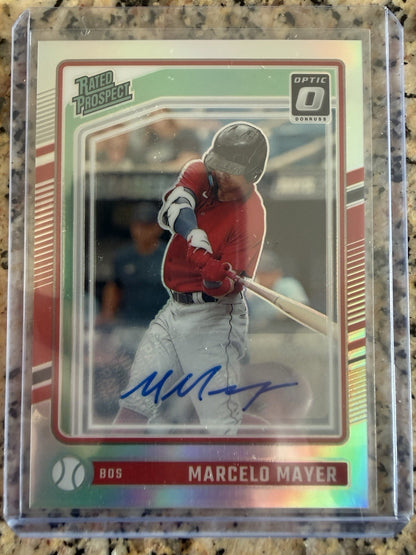 2024 Panini Donruss - Optic Rated Prospects Marcelo Mayer #137 Signatures