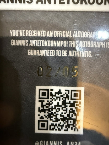 giannis tru creator autograph. Gold Ice. /5