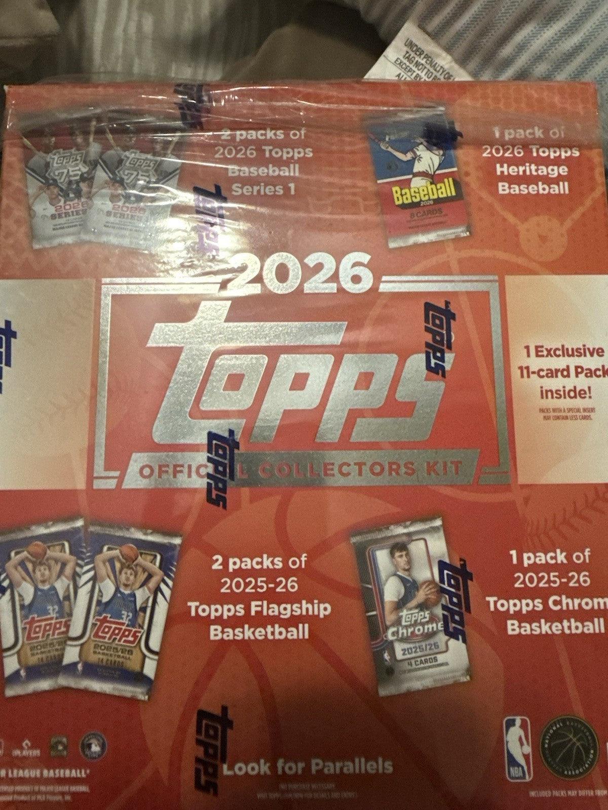 2026 Topps Official Collectors Kit Box Binder & Supplies No Cards No Packs