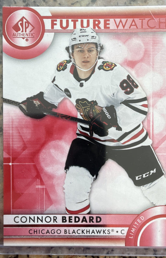 2023-24 Sp Authentic - Future Watch Connor Bedard #200 Limited Red (RC)