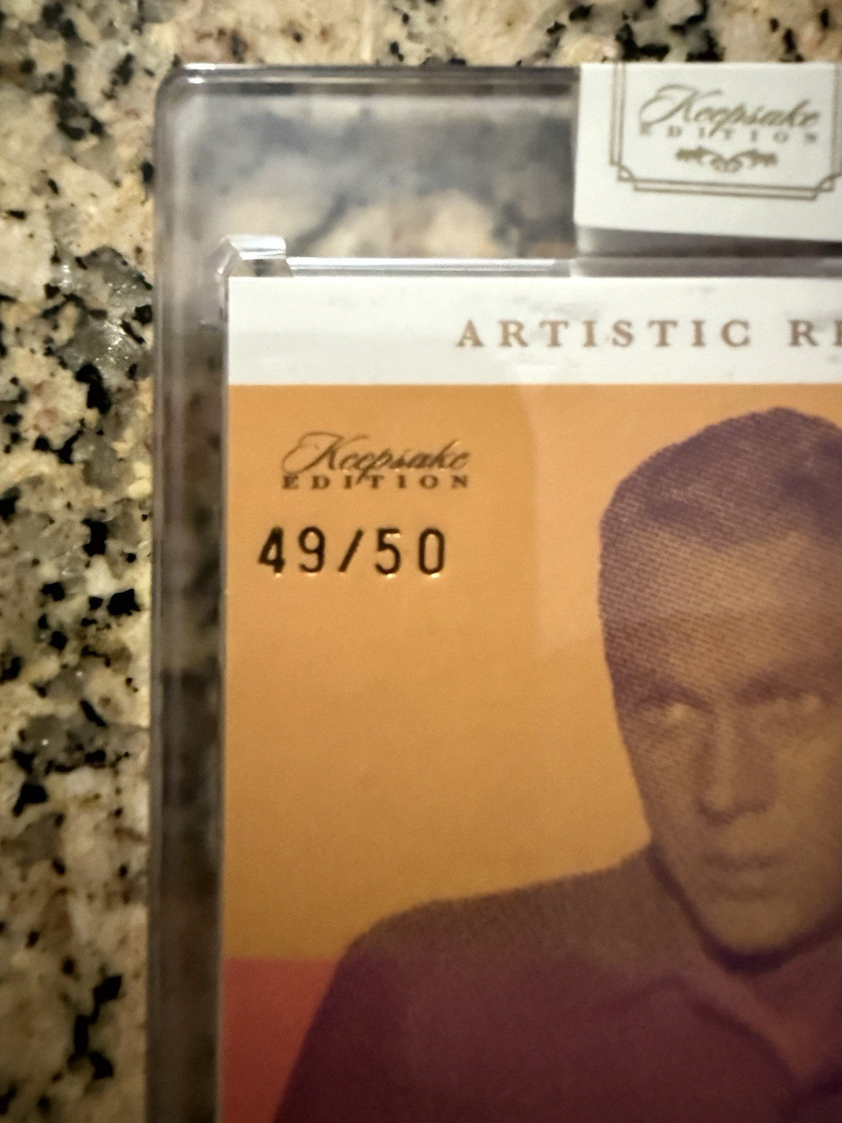 STEVE MCQUEEN 2025 KEEPSAKE EDITION #189 ARTISTIC RELIC AUTHENTIC /50