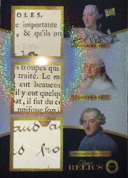 Keepsake POTP King George 3, FrederickThe Great, Louis 16 Triple Relic 1/1