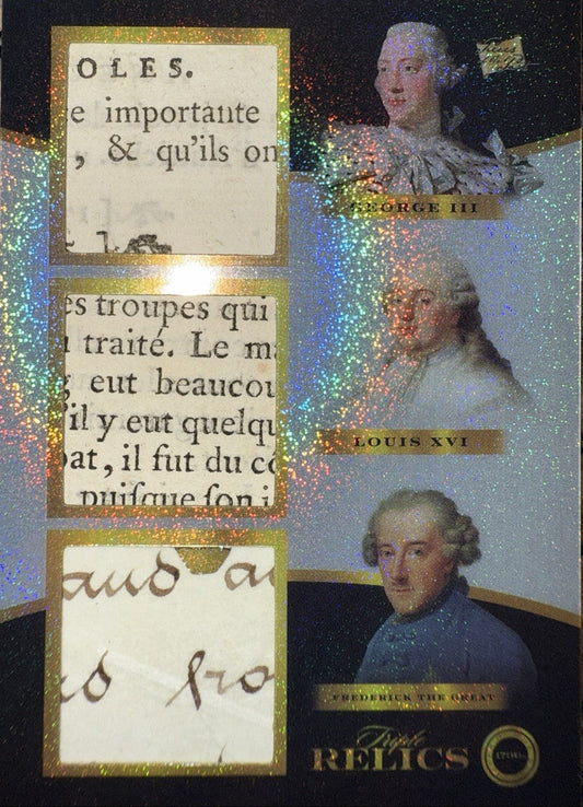 Keepsake POTP King George 3, FrederickThe Great, Louis 16 Triple Relic 1/1