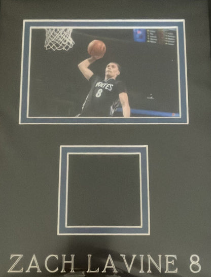 Zach lavine Frame Game worn warm up swatch