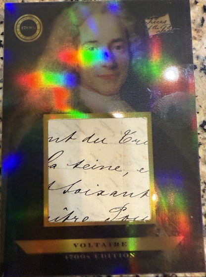 VOLTAIRE 2024 Super Products Pieces Of The Past 1700s Jumbo Handwritten Relic