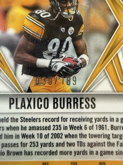 Plaxico Burress 2025 Panini Phoenix Orange Pandora Prizm #35 /189