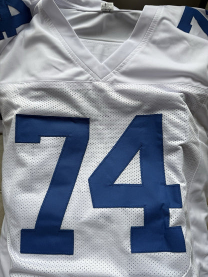 BOB LILLY AUTOGRAPH SIGNED DALLAS COWBOYS REPLICA JERSEY ADULT XL COA