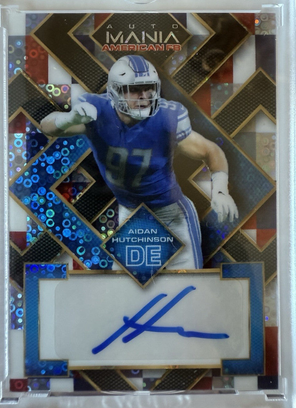 Aidan Hutchinson Wild Card Mania Auto /8