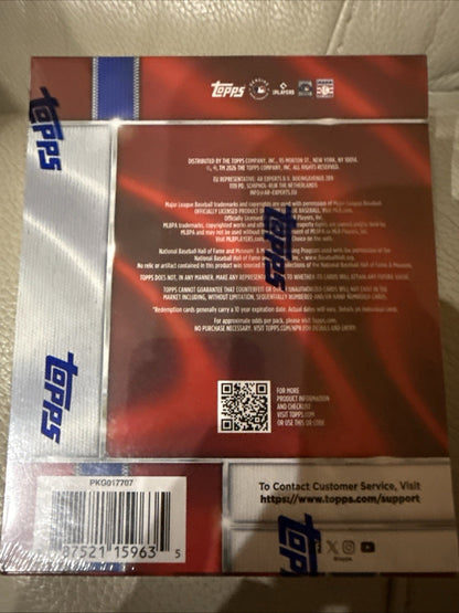 2026 Topps Chrome Baseball MLB Factory Sealed Mega Box