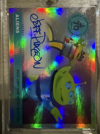Aliens Voiced By Jeff Pidgeon 2025 Topps Disneyland 70th Icons Auto  #T55A-JP