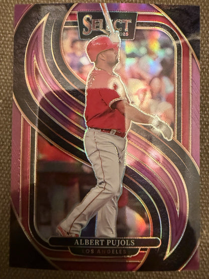 2025 Panini Select - Premier Level Albert Pujols #101 Purple Prizm /75