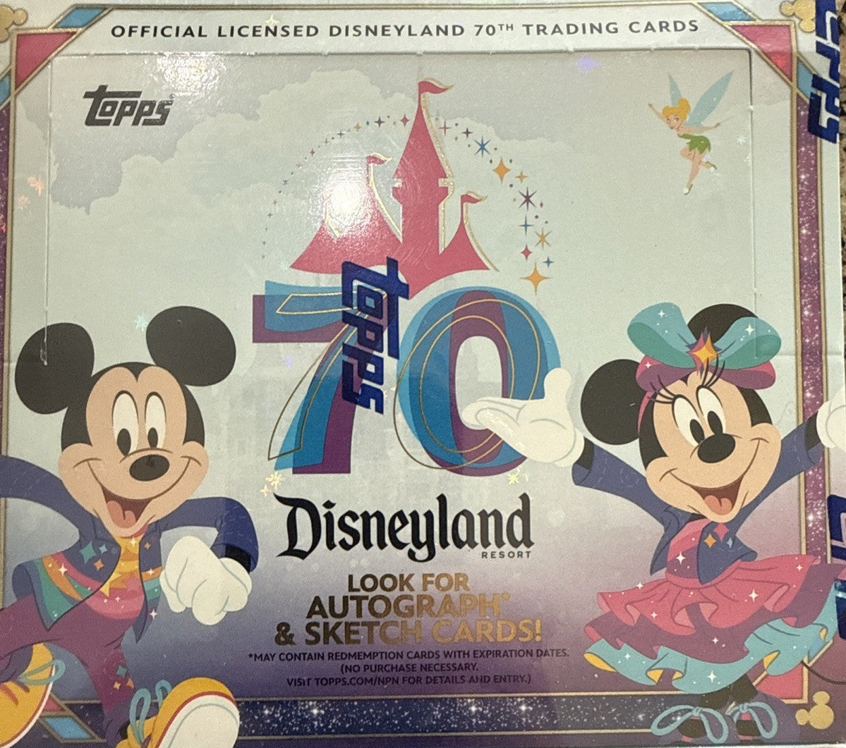 2025 TOPPS DISNEYLAND 70th Anniversary HOBBY BOX