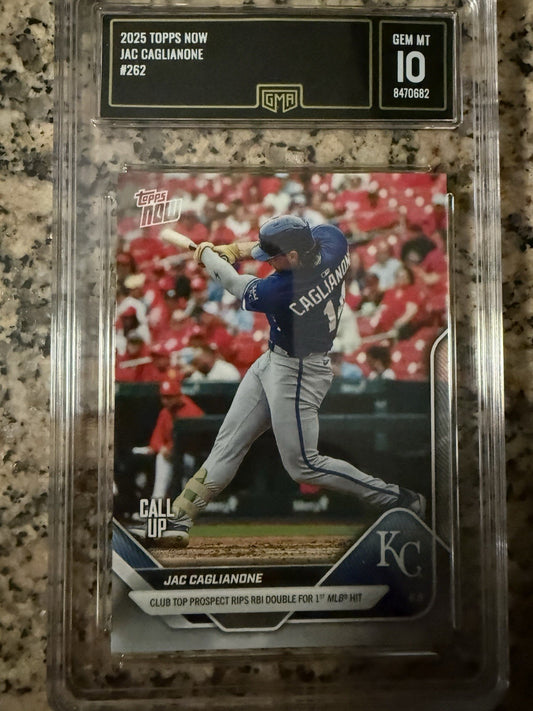 2025 Topps Now - Call-Up Jac Caglianone #262 /33728 (RC)