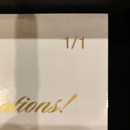 Patrick Stewart jumbo auto card