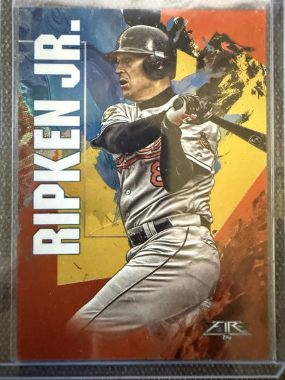 2019 Topps Fire Orange /299 Cal Ripken Jr #100 HOF