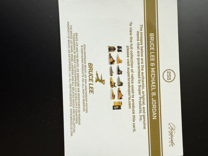 2024 Keepsake Bruce Lee/Michael B. Jordan Double memorabilia card