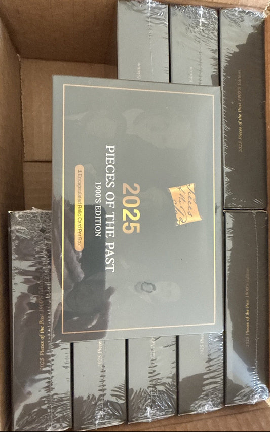 2025 Pieces of the Past 1900's Edition  9 Boxes From A Fresh Case