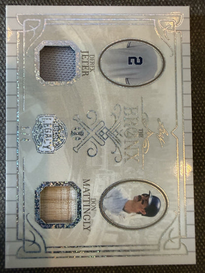 2025 Leaf a Bronx Legacy the Bronx 2 Derek Jeter, Don Mattingly #B2-7 1/4