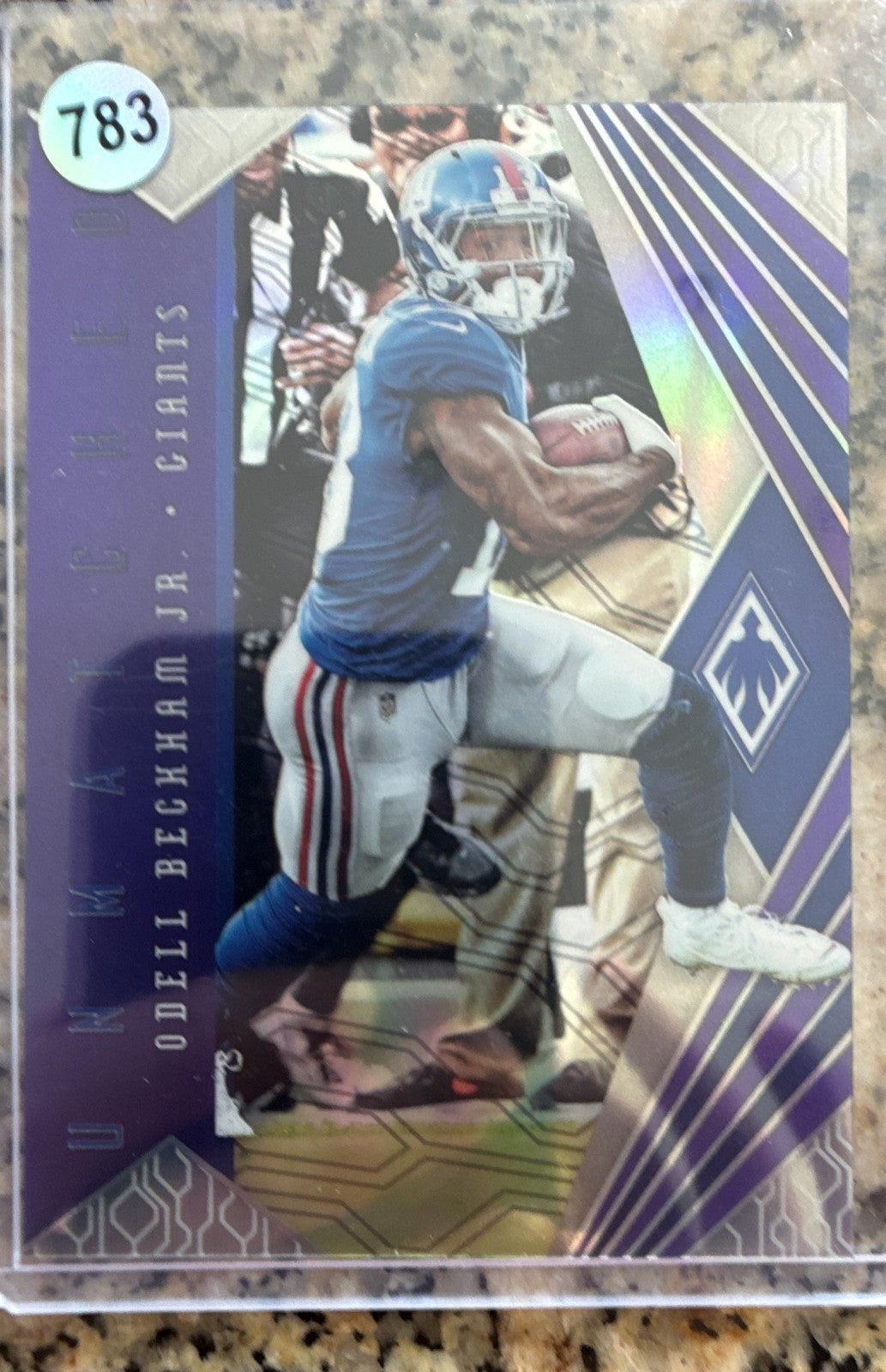 2018 Panini Phoenix - Unmatched Odell Beckham Jr. #5 Purple /75