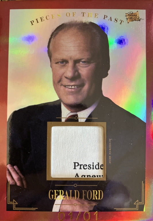 Pieces Of The Past Presidential Edition Gerald Ford 1/1 Relic