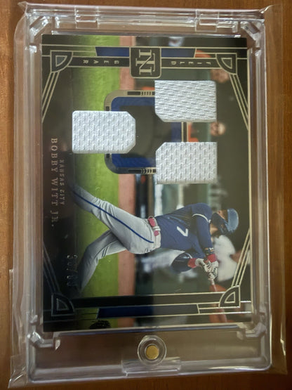 2023 PANINI NATIONAL TREASURES BOBBY WITT JR. TRIPLE RELIC #/99 FGT-BW