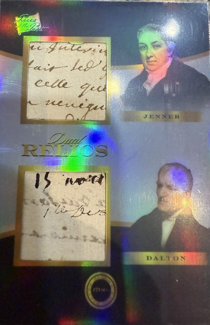 2025 Pieces Of The Past Inventors Edition #272 Jenner - Dalton Written Relic