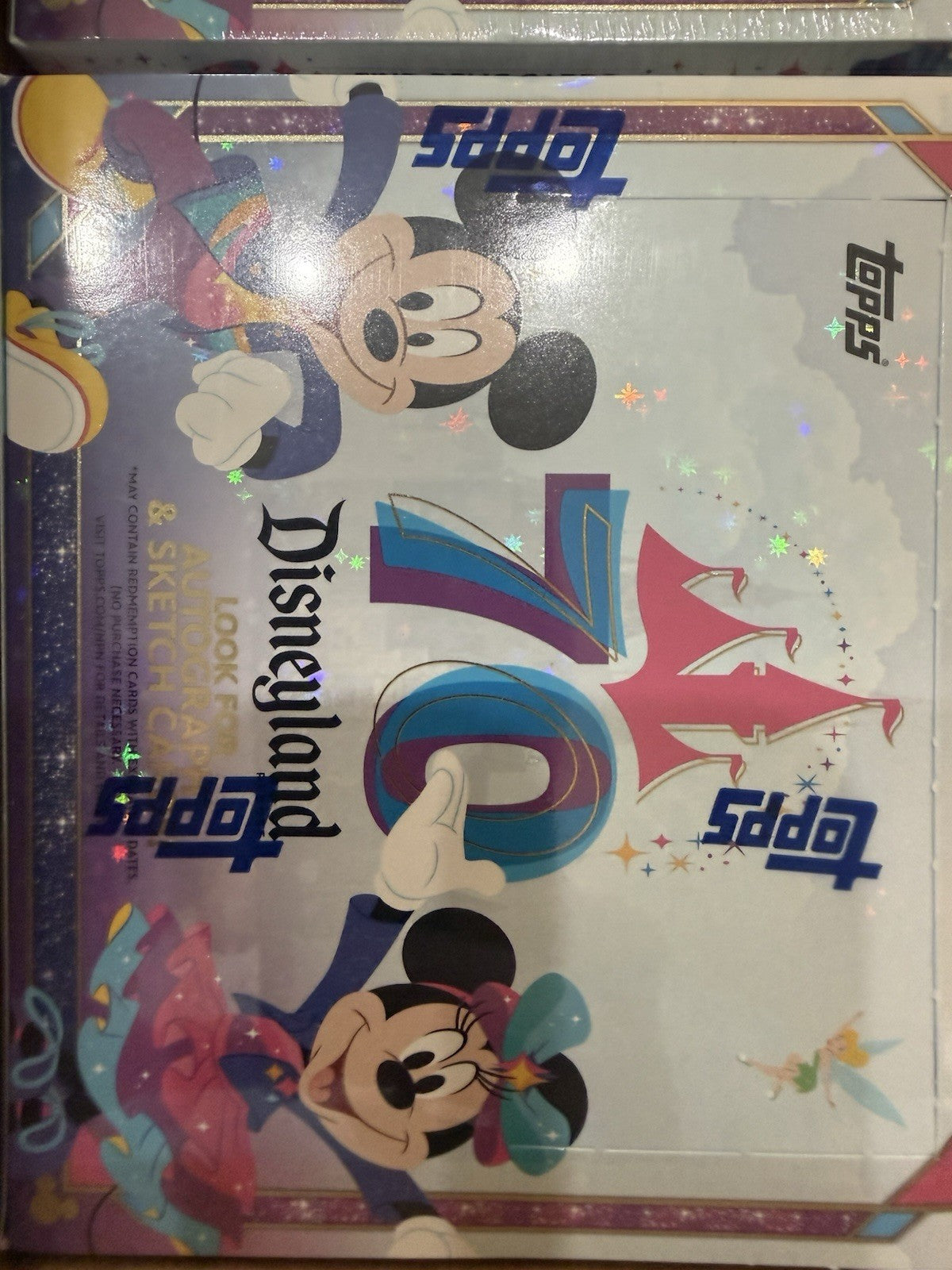 2025 Topps Disneyland 70th Anniversary 12 Hobby Box Sealed Case