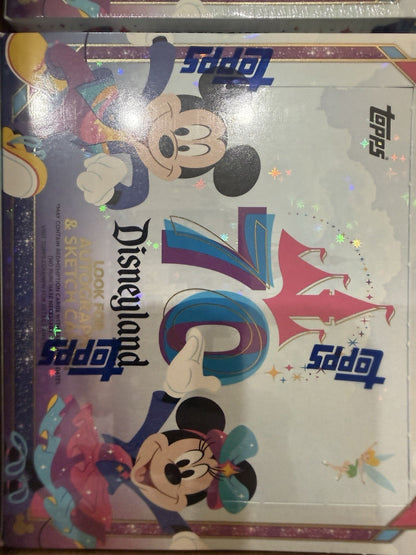 2025 Topps Disneyland 70th Anniversary 12 Hobby Box Sealed Case