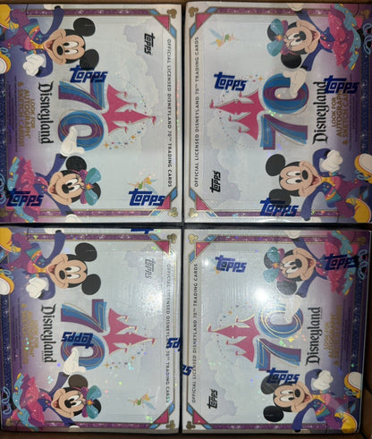 2025 Topps Disneyland 70th Anniversary Hobby Box SEALED CASE OF 12 BOXES IN HAND