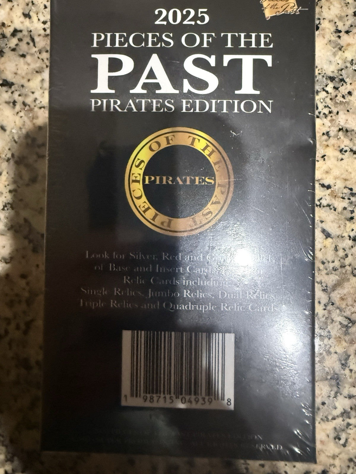 2025 Pieces of the Past Pirates Edition Trading Card Box [4 Packs 4 Relics]