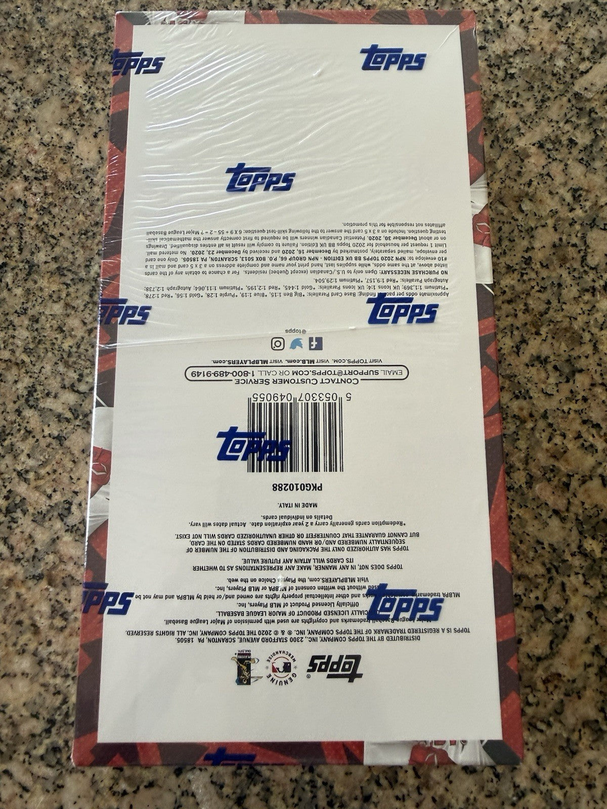 2020 Topps Baseball UK Edition Hobby Box Sealed